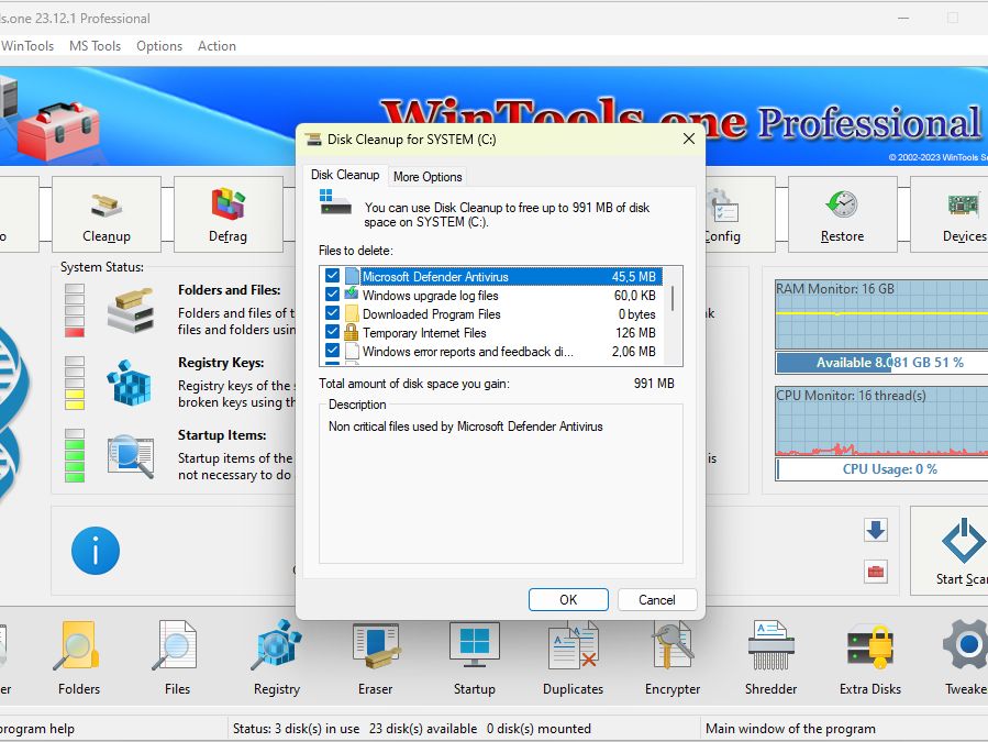 Disk Cleanup