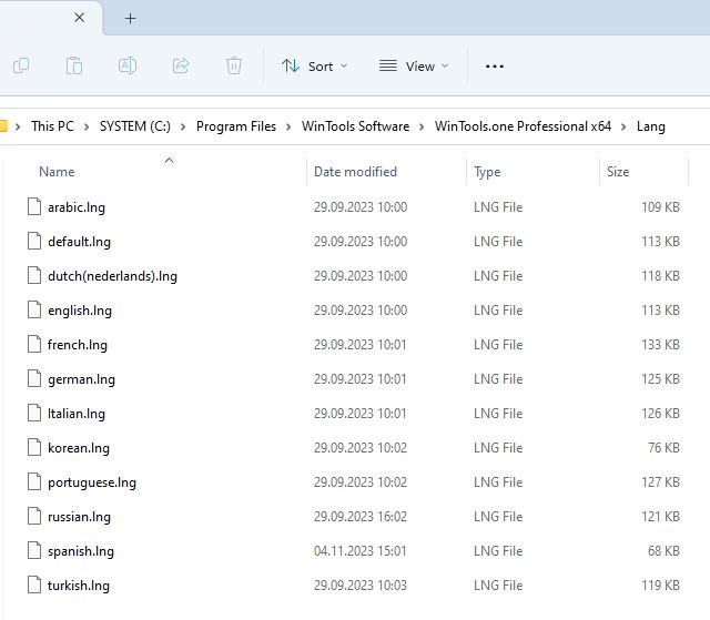 WinTools.one lng-files