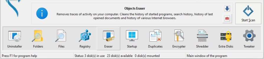 WinTools.one Objects Eraser